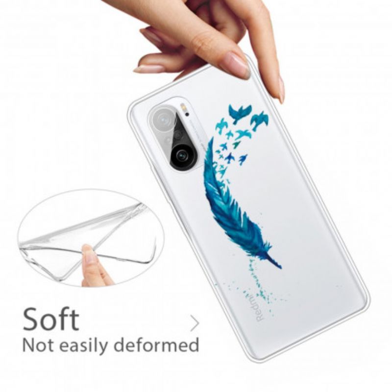 Hoesje Xiaomi Mi 11i 5g / Poco F3 Mooie Blauwe Veer