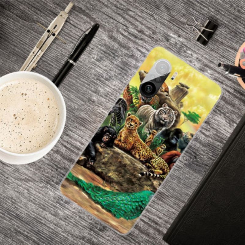 Hoesje Xiaomi Mi 11i 5g / Poco F3 Safari Dieren