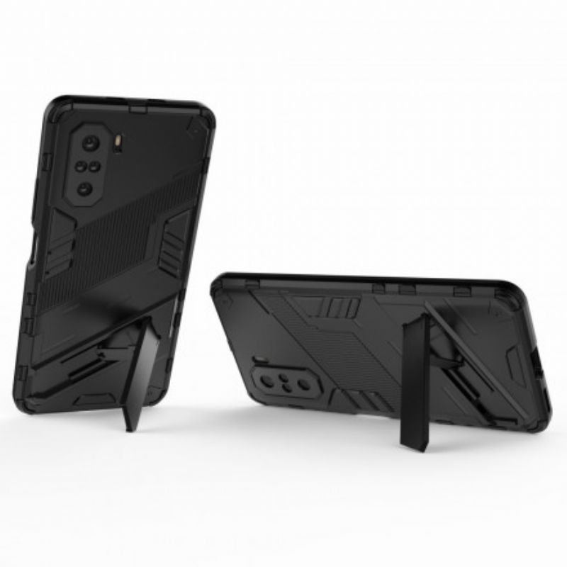 Hoesje Xiaomi Mi 11i 5g / Poco F3 Verwijderbare Steun Twee Handenvrije Posities Bescherming Hoesje