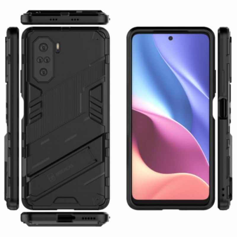 Hoesje Xiaomi Mi 11i 5g / Poco F3 Verwijderbare Steun Twee Handenvrije Posities Bescherming Hoesje