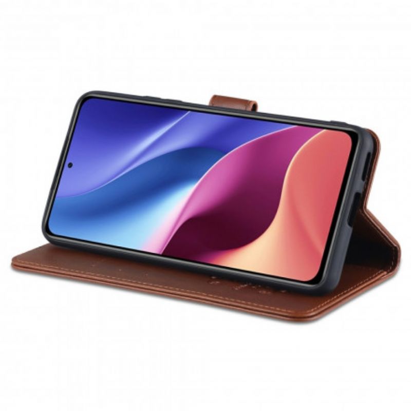 Leren Hoesje Voor Xiaomi Mi 11i 5g / Poco F3 Azns Kunstleer