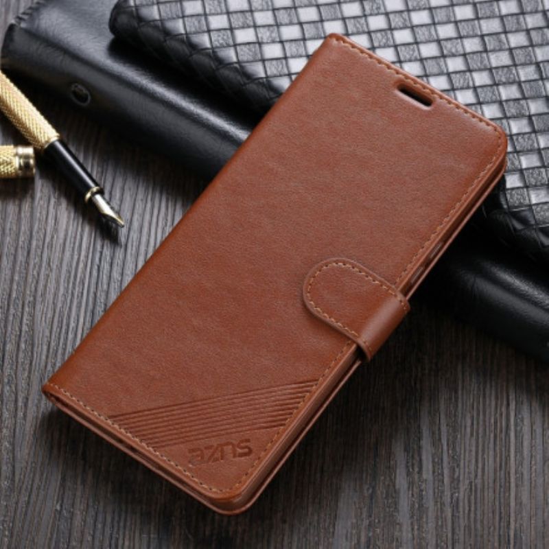Leren Hoesje Voor Xiaomi Mi 11i 5g / Poco F3 Azns Kunstleer
