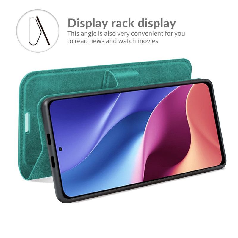 Leren Hoesje Voor Xiaomi Mi 11i 5g / Poco F3 Klassiek Leereffect