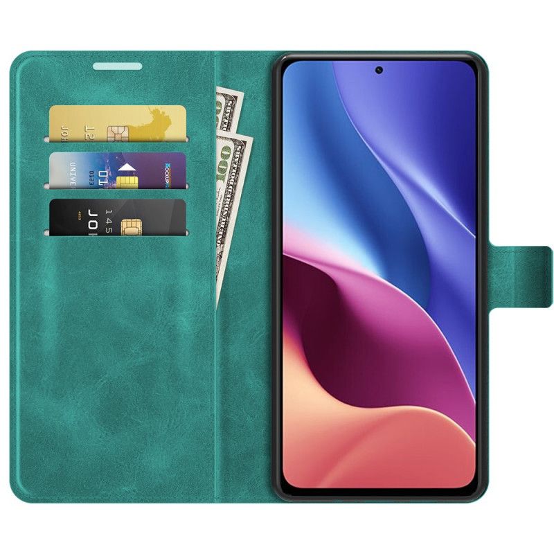 Leren Hoesje Voor Xiaomi Mi 11i 5g / Poco F3 Klassiek Leereffect