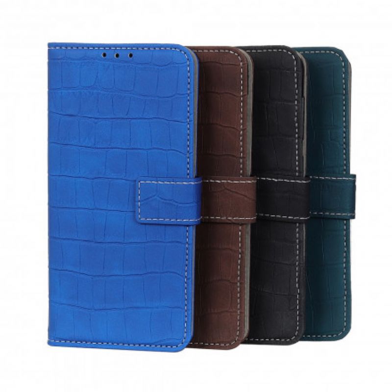 Leren Hoesje Voor Xiaomi Mi 11i 5g / Poco F3 Krokodillenkracht