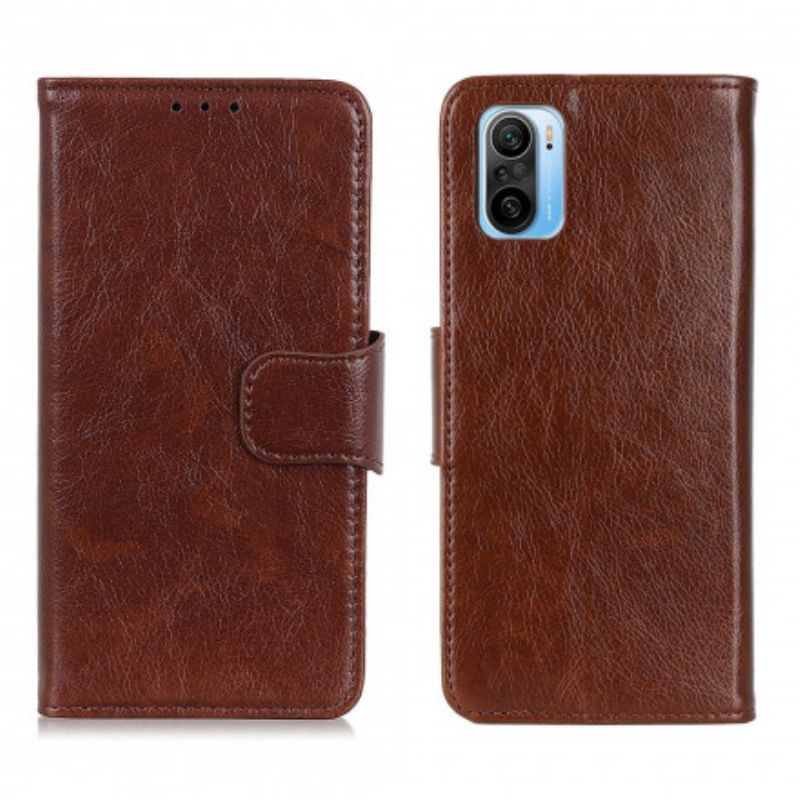 Leren Hoesje Voor Xiaomi Mi 11i 5g / Poco F3 Split Nappaleder
