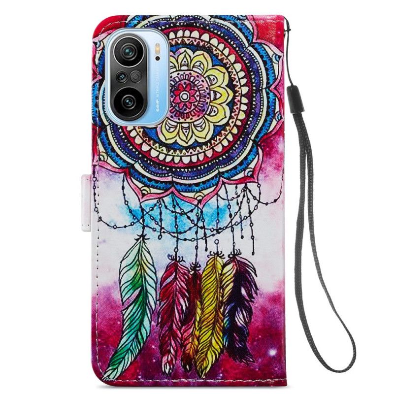 Leren Hoesje Xiaomi Mi 11i 5g / Poco F3 Artistieke Dromenvanger