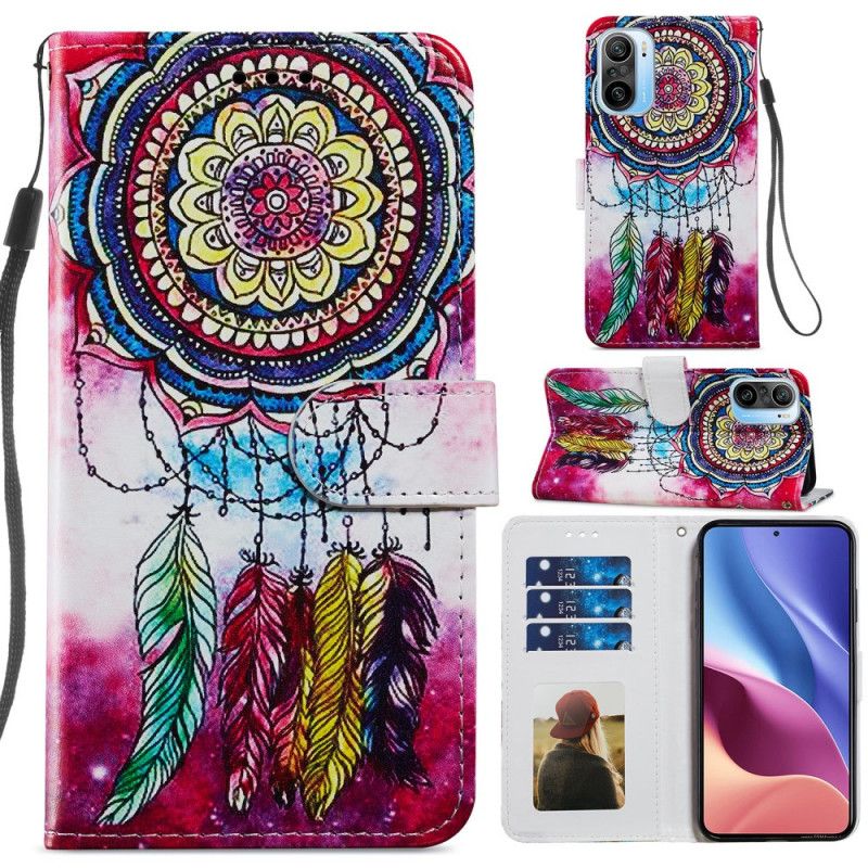 Leren Hoesje Xiaomi Mi 11i 5g / Poco F3 Artistieke Dromenvanger