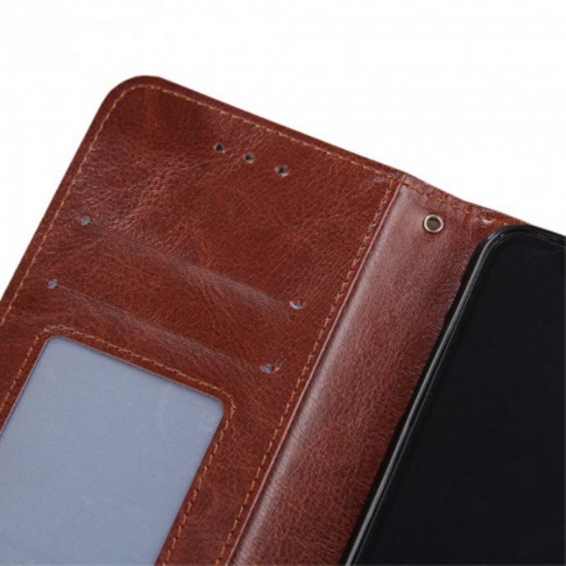 Leren Hoesje Xiaomi Mi 11i 5g / Poco F3 Gekleurd Leereffect Bescherming Hoesje