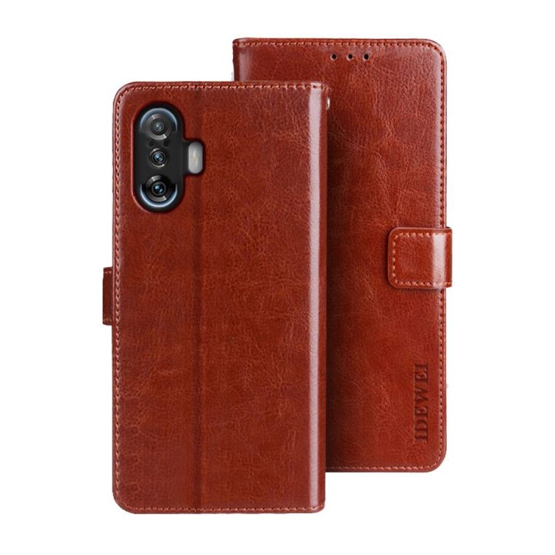 Leren Hoesje Xiaomi Mi 11i 5g / Poco F3 Imitatieleer Idewei Bescherming Hoesje