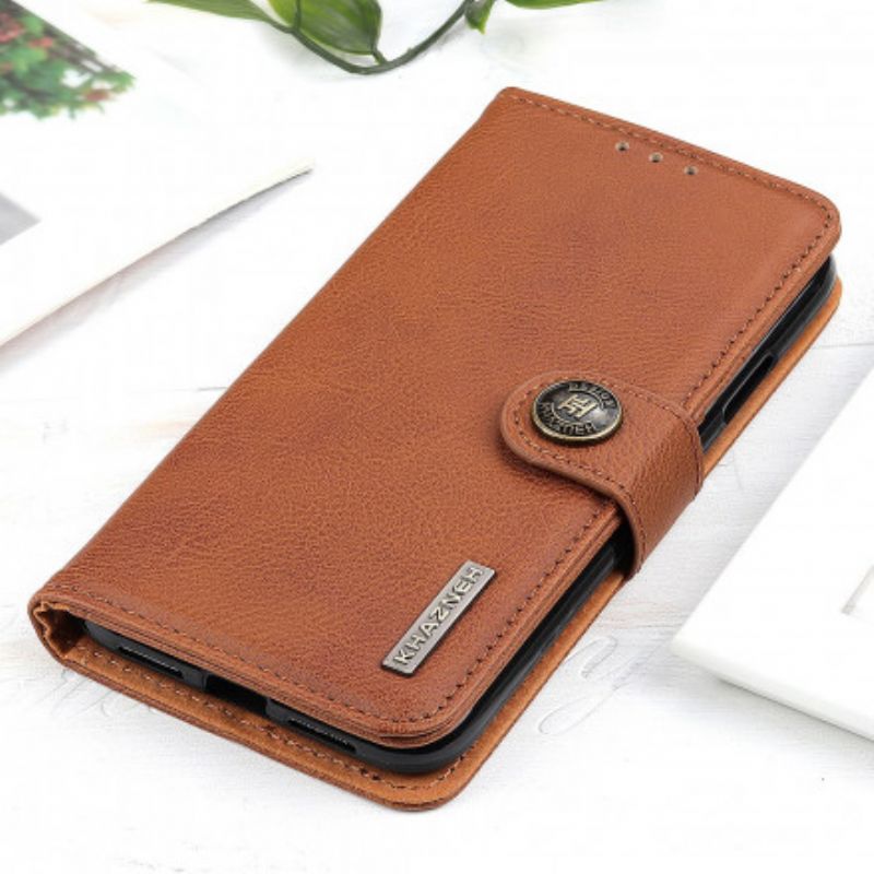 Leren Hoesje Xiaomi Mi 11i 5g / Poco F3 Kunstleer Retro Khazneh Bescherming Hoesje