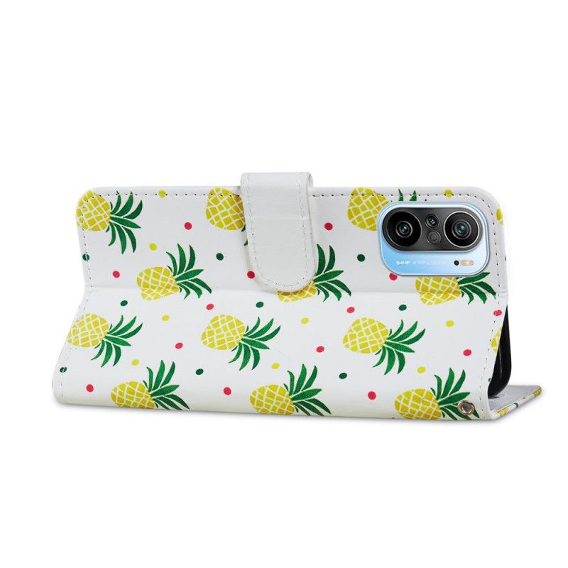 Leren Hoesje Xiaomi Mi 11i 5g / Poco F3 Meerdere Ananas Bescherming Hoesje
