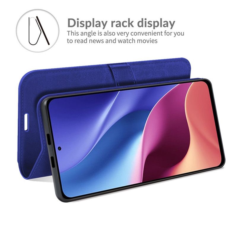 Leren Hoesje Xiaomi Mi 11i 5g / Poco F3 Stijl Leer Kleur: