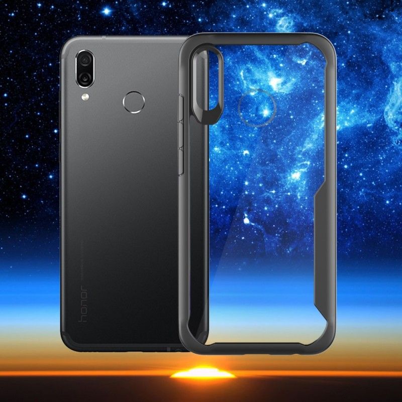 Case Hoesje Honor Play Rood Zwart Telefoonhoesje Afgeschuinde Rand