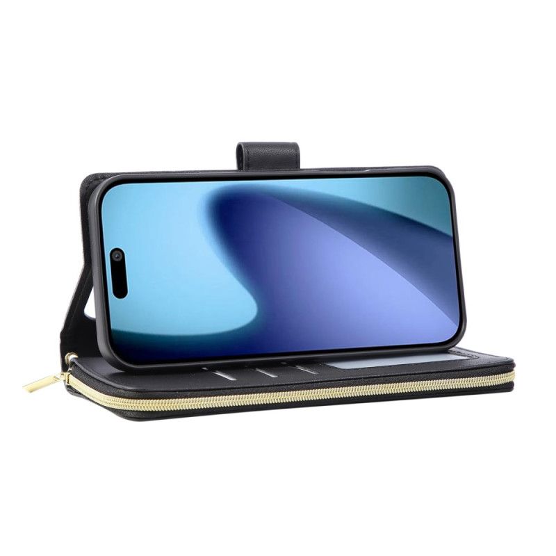 Flip Case Leren iPhone Air 9 Kaarthouders En Koord