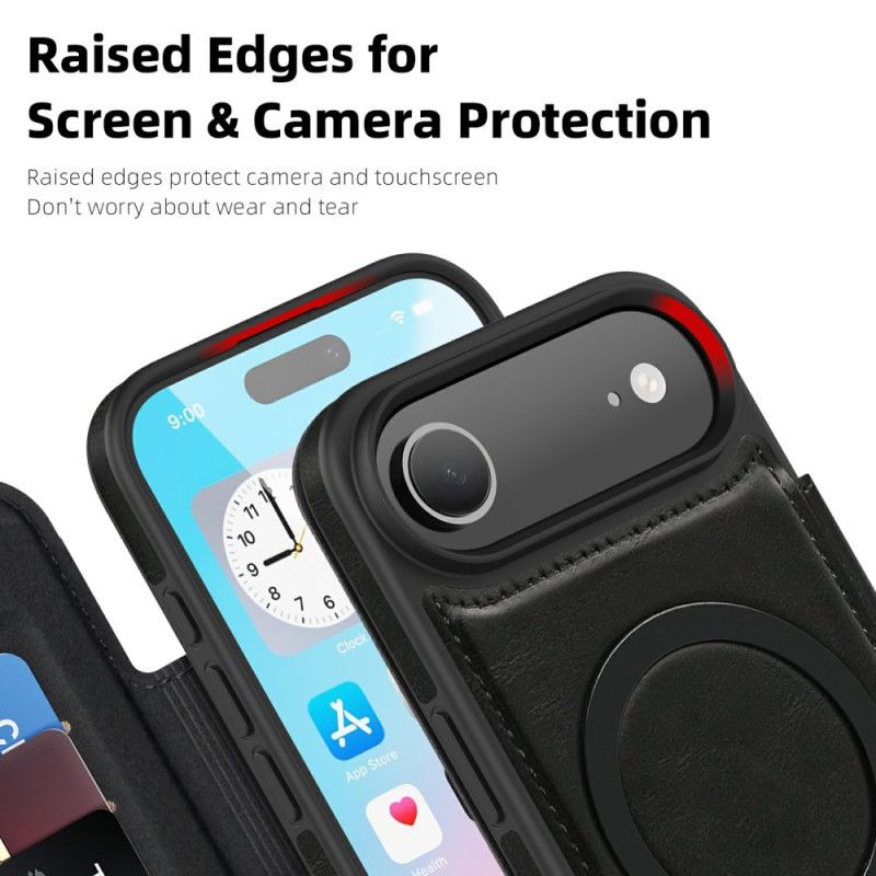 Folio-hoesje iPhone Air Magsafe-compatibel Met Rfid-kaarthouder Bescherming Hoesje