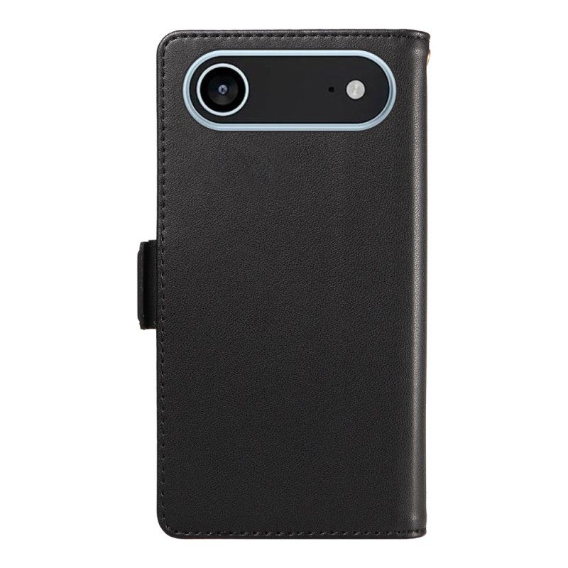 Folio-hoesje iPhone Air Telefoonhoesje Met Kaarthouders En Polsband