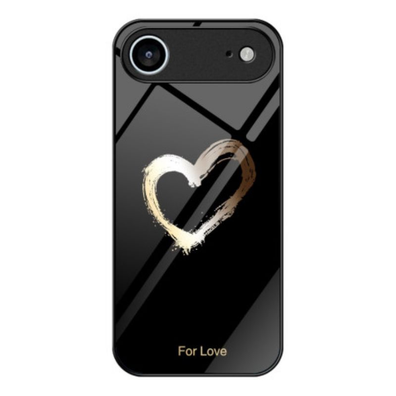 Hoesje iPhone Air Love Gehard Glas