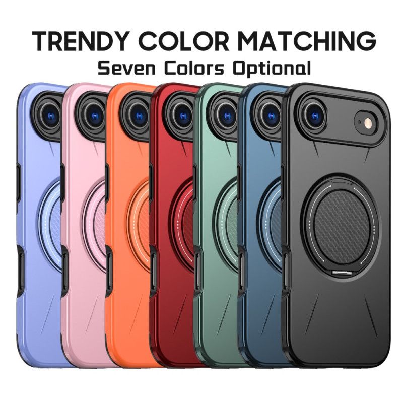 Hoesje iPhone Air Magsafe Met Draaibare Houder In Metallic Stijl