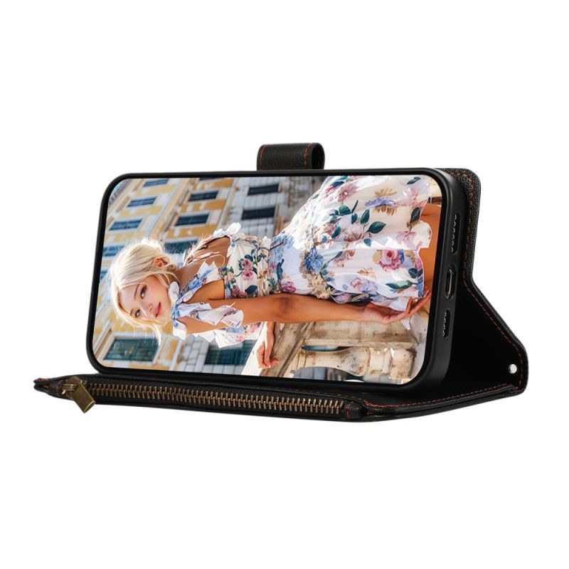 Leren Hoesje iPhone Air Klassieke Portemonnee