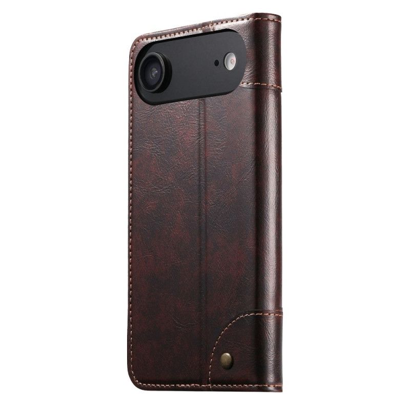 Leren Hoesje iPhone Air Vintage Suteni