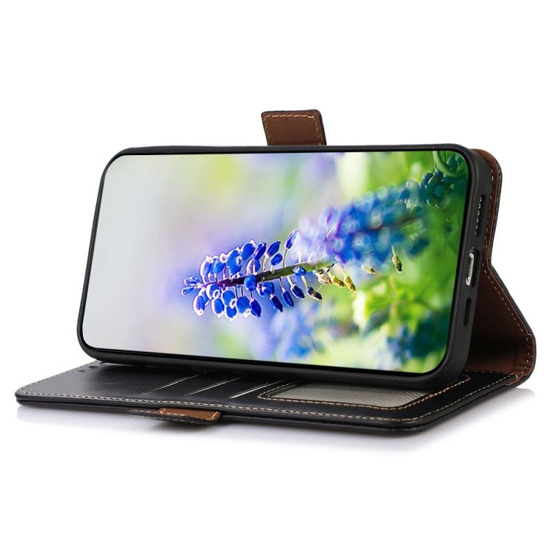 Leren Hoesje Voor iPhone Air Abeel Premium Lederen Rfid-portemonnee