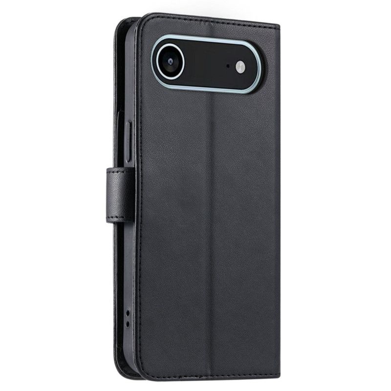 Leren Hoesje Voor iPhone Air Gewatteerde Portemonnee Met Koord En Schouderband