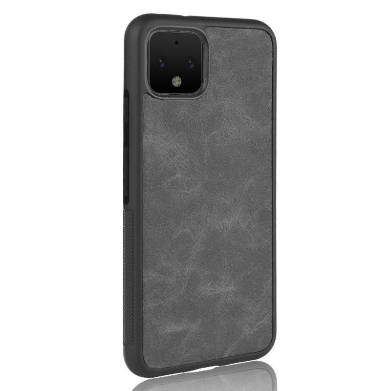 Hoesje Google Pixel 4 XL Bruin Vintage Look Leereffect