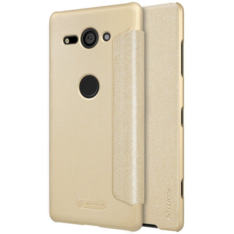 Folio-hoesje Sony Xperia XZ2 Compact Goud Nillkin