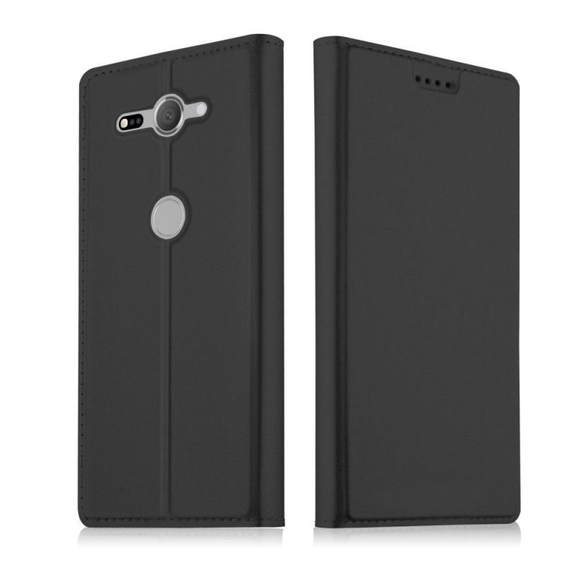 Folio-hoesje voor Sony Xperia XZ2 Compact Goud Waterdicht Kunstleer