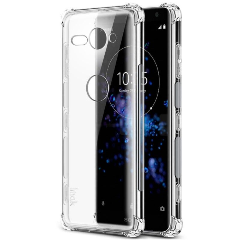 Hoesje voor Sony Xperia XZ2 Compact Transparant Zijde Serie