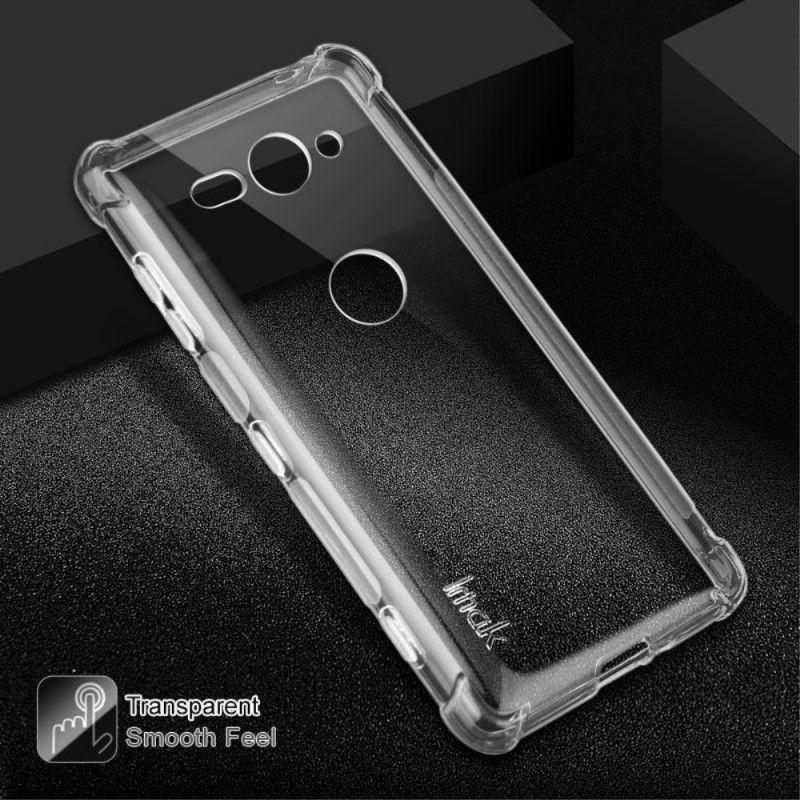 Hoesje voor Sony Xperia XZ2 Compact Transparant Zijde Serie