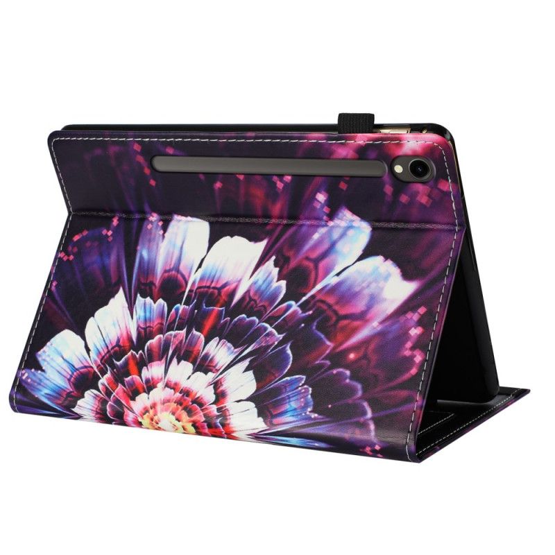 Cover Samsung Galaxy Tab S10 Fe Bloemenontwerp