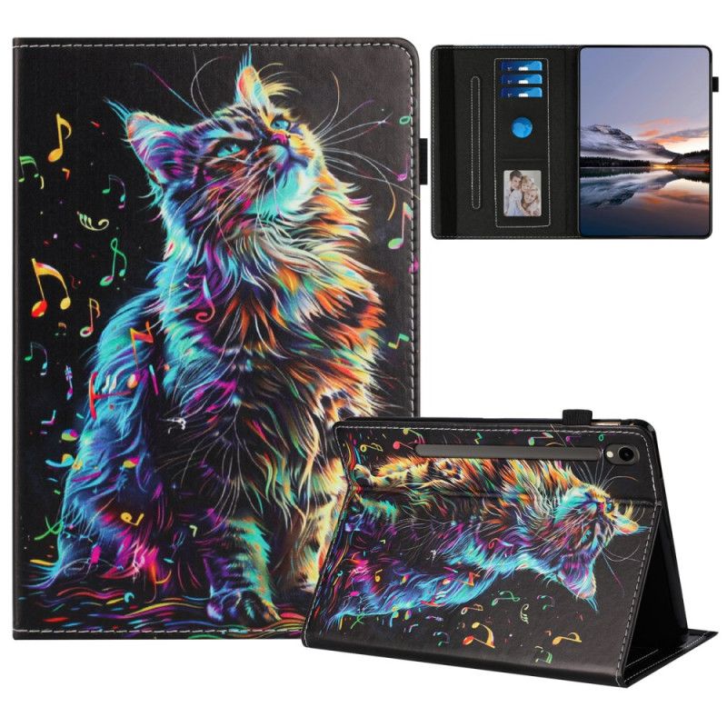 Cover Samsung Galaxy Tab S10 Fe Muzikale Kat