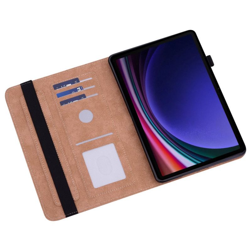 Folio-hoesje Samsung Galaxy Tab S10 Fe Telefoonhoesje Retro