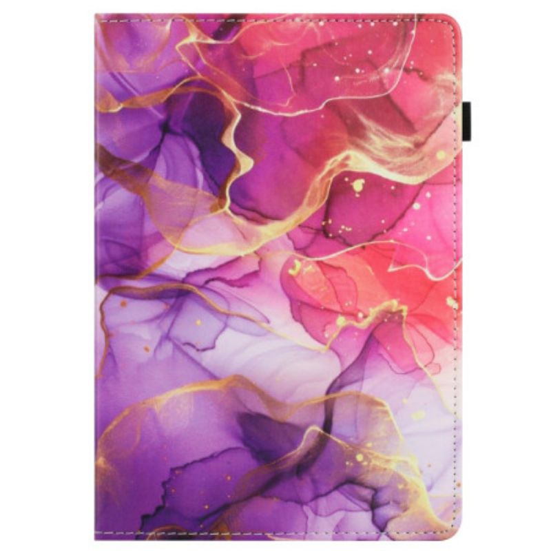 Hoesje Case Samsung Galaxy Tab S10 Fe Telefoonhoesje Marmeren Geest