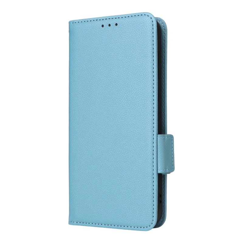 Flip Case Leren Oneplus 15r Lychee-textuur Met Bandje