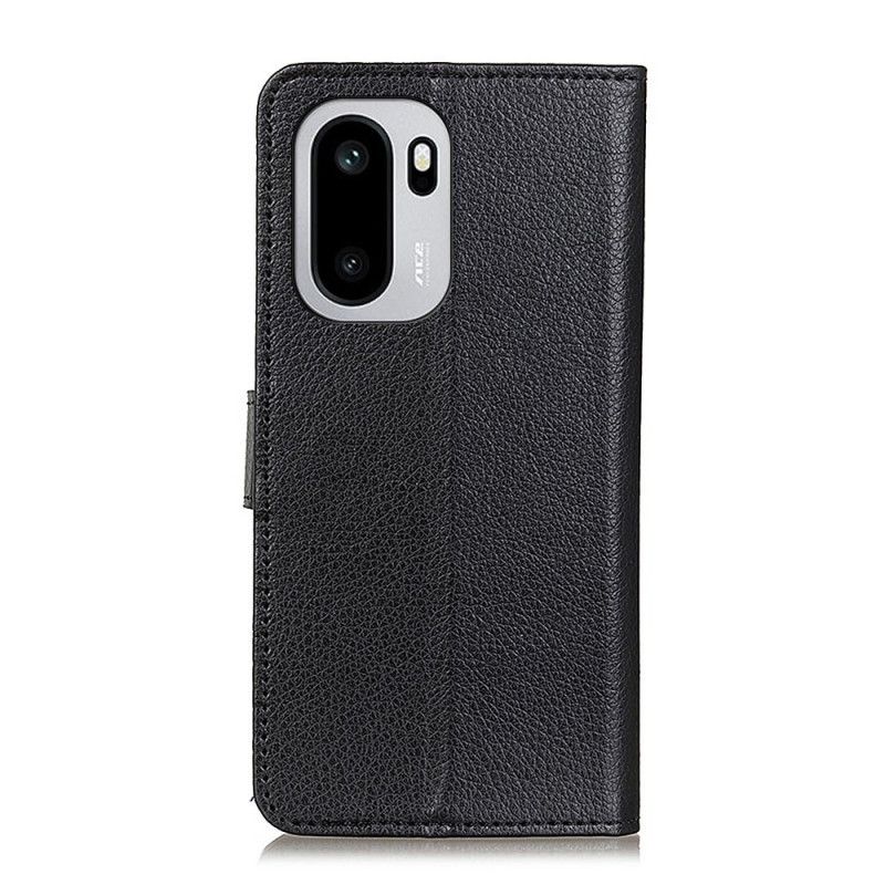 Flip Case Leren Oneplus 15r Traditioneel Imitatieleer