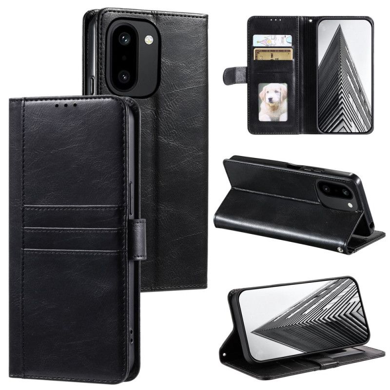 Leren Hoesje Oneplus 15r 6 Kaartsleuven En Draagkoord