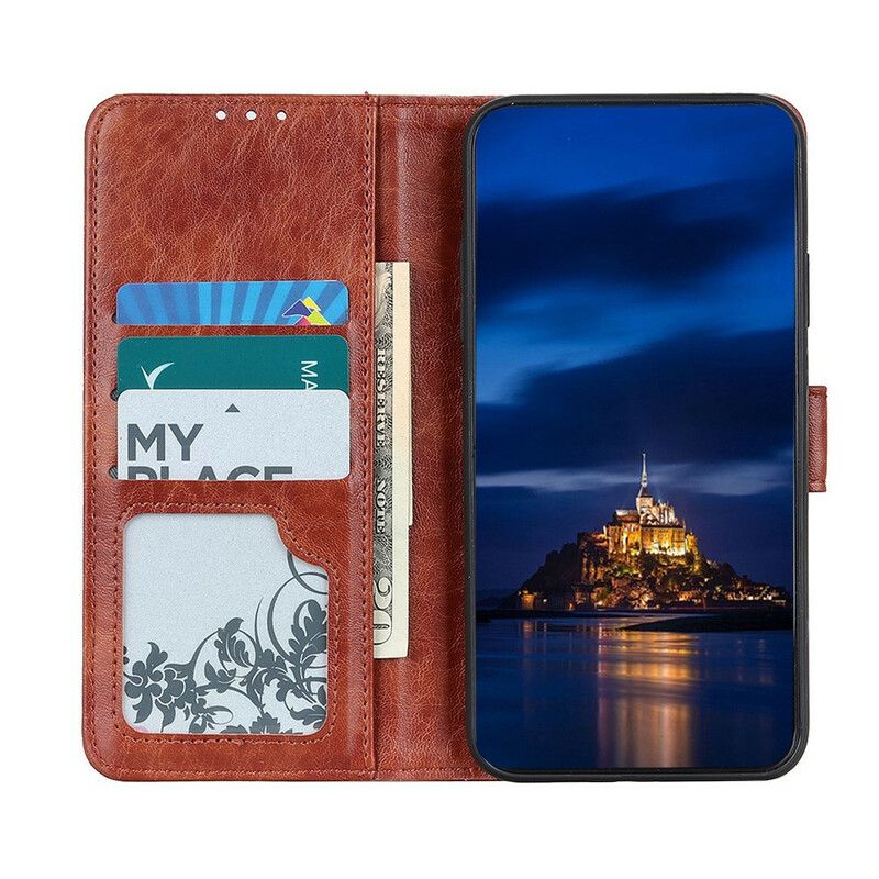 Bescherming Hoesje Oneplus Nord 2 5g Gestructureerd Kunstleer