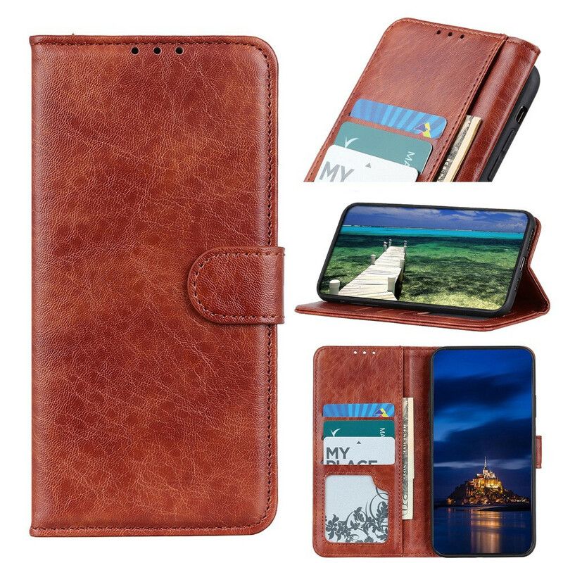 Bescherming Hoesje Oneplus Nord 2 5g Gestructureerd Kunstleer