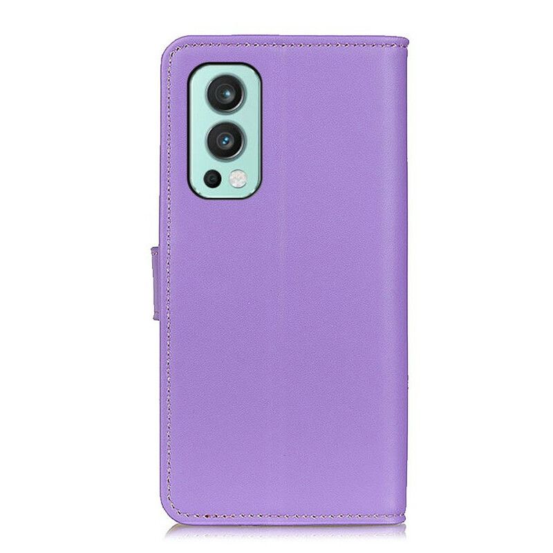 Leren Hoesje Oneplus Nord 2 5g Gewoon Kunstleer