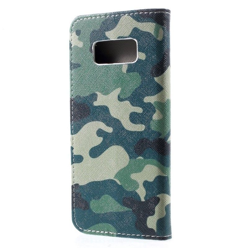 Bescherming Hoesje Samsung Galaxy S8 Telefoonhoesje Militaire Camouflage