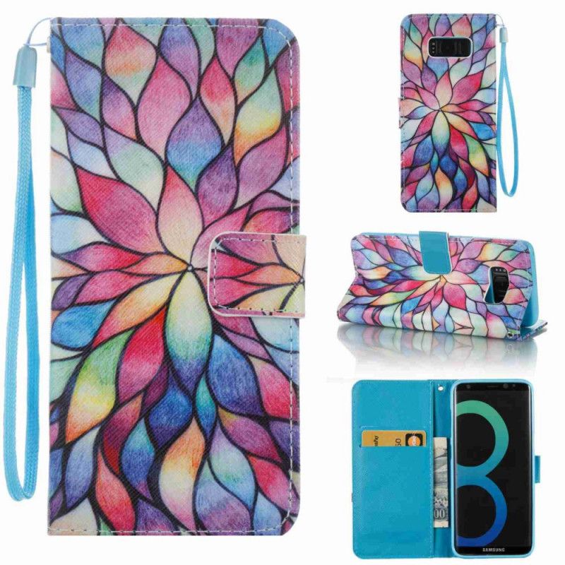 Flip Case Leren Samsung Galaxy S8 Optische Kleur