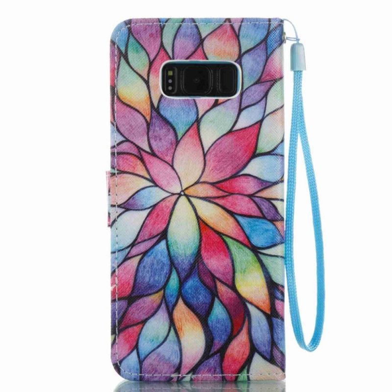 Flip Case Leren Samsung Galaxy S8 Optische Kleur