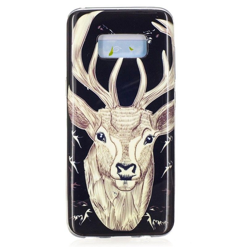 Hoesje Samsung Galaxy S8 Fluorescerend Majestueus Hert