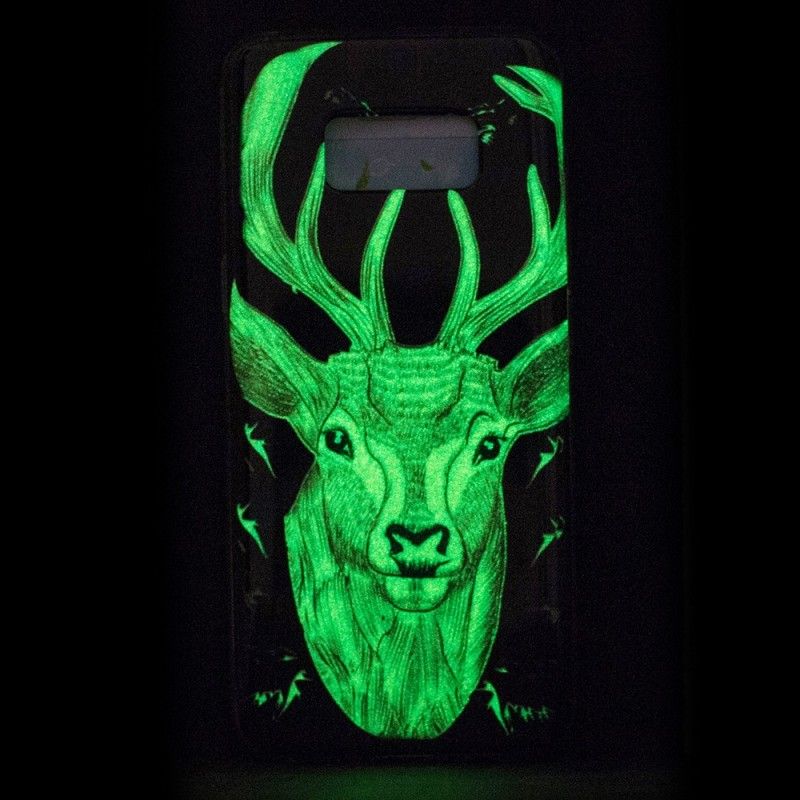 Hoesje Samsung Galaxy S8 Fluorescerend Majestueus Hert