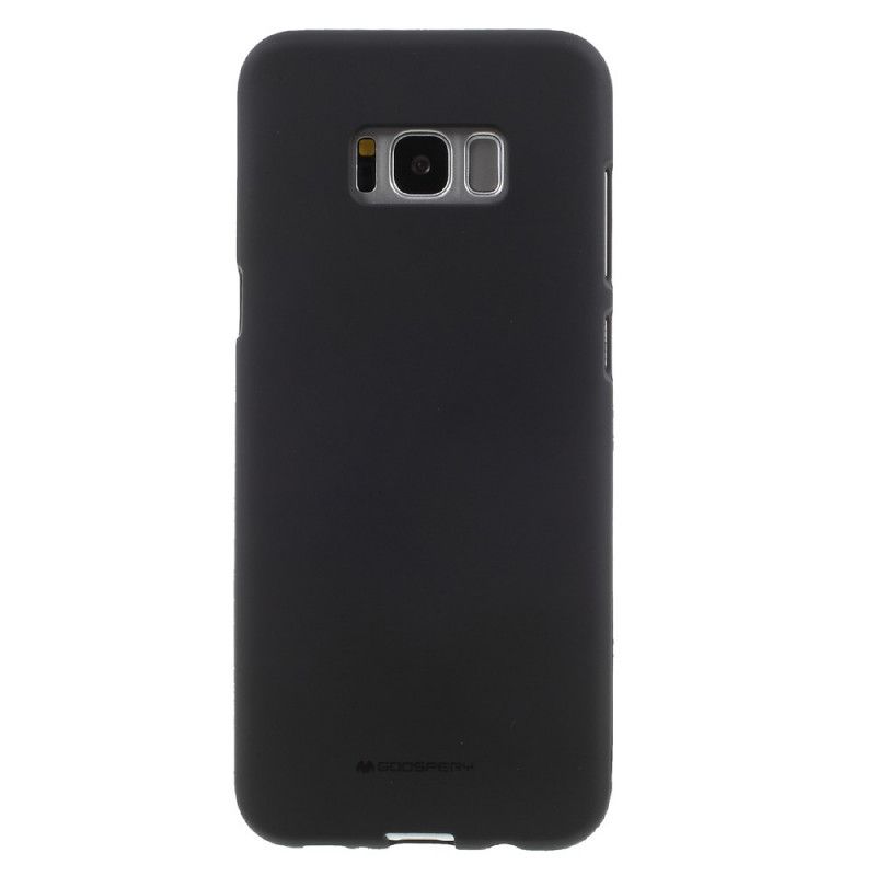 Hoesje Samsung Galaxy S8 Rood Zwart Mat Kwikgruis