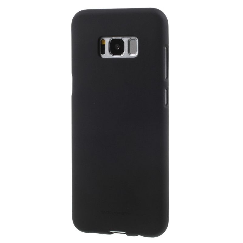 Hoesje Samsung Galaxy S8 Rood Zwart Mat Kwikgruis