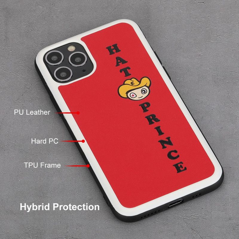 Case Hoesje iPhone 11 Pro Geel Rood Telefoonhoesje Tekenfilmserie Hoedenprins